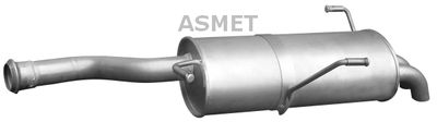 Глушитель выхлопных газов конечный ASMET 08.086 для PEUGEOT 607