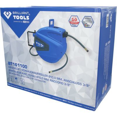 Brilliant Tools BT161100 Automatické navíjecí zařízení vzduchotlakých hadic, Ø 10 mm x 15 m