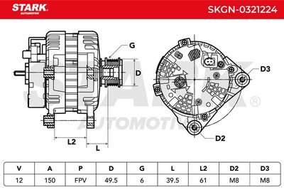 генератор STARK SKGN-0321224
