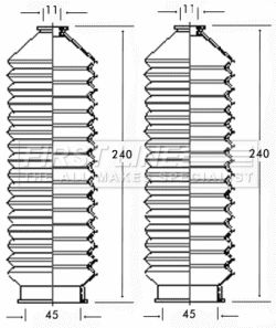 Bellow Kit, steering FIRST LINE FSG3199