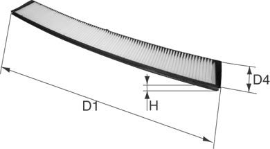 FILTRU AER HABITACLU DAVID VASCO O098 1