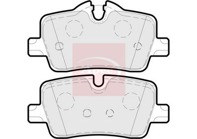 APEC Brake Pad Set, disc brake PAD2298