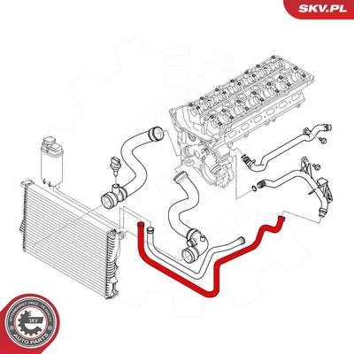 Hadica chladenia ESEN SKV 43SKV636