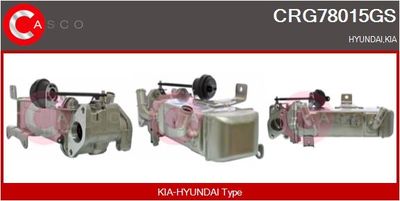 Chladič, recirkulace spalin CASCO CRG78015GS