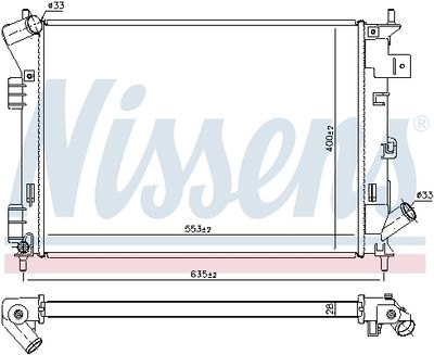 RADIATOR RACIRE MOTOR NISSENS 666206 4