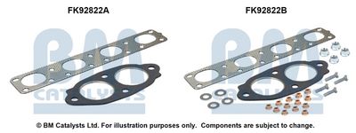 Монтажен комплект, катализатор BM Catalysts FK92822