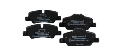 BREMSBELAGSATZ SCHEIBENBREMSE VALEO 302446A 26