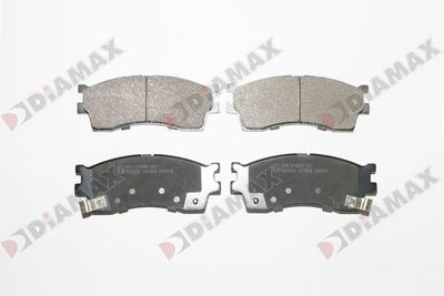 Комплект тормозных колодок, дисковый тормоз DIAMAX N09865 для KIA CLARUS