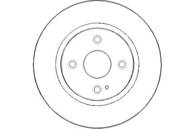 NATIONAL NBD1509 Тормозные диски  для MAZDA 2 (DE_, DH_) 1.3 MZR