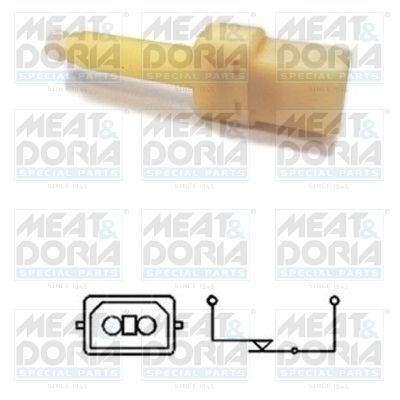 Выключатель фонаря сигнала торможения MEAT & DORIA 35014 для AUDI V8