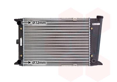 Радиатор, охлаждение двигателя VAN WEZEL 58002006 для VW SCIROCCO