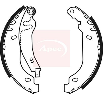 APEC Brake Shoe Set SHU660