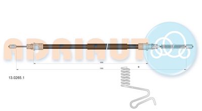 ADRIAUTO 13.0265.1 Трос ручного тормоза для FORD TRANSIT c бортовой платформой/ходовая часть (FM_ _, FN_ _, F 2.2 TDCi