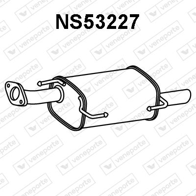 Глушитель выхлопных газов конечный VENEPORTE NS53227 для NISSAN JUKE