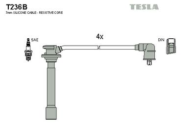 SET CABLAJ APRINDER TESLA T236B