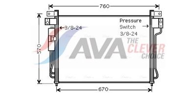 CONDENSATOR CLIMATIZARE AVA Clever Choice DNA5299D