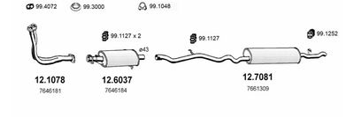 SISTEM DE ESAPAMENT ASSO ART0656