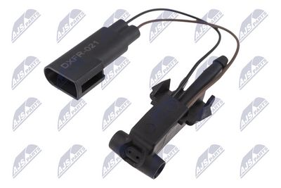 Plovimo skysčio purkštukas, priekinis langas