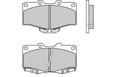 Комплект тормозных колодок, дисковый тормоз E.T.F. 12-0463 для VW TARO