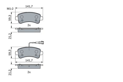 SET PLACUTE FRANA FRANA DISC BOSCH 0986494765 4