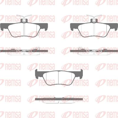 Brake Pad Set, disc brake 1944.02