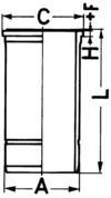 Cylinderhylsa KOLBENSCHMIDT 89897110