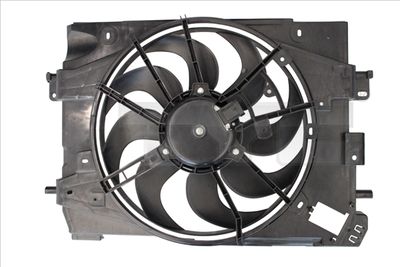 TYC 828-0017 Вентилятор системы охлаждения двигателя  для DACIA DUSTER (Дача Дустер)