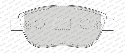 BREMSBELAGSATZ SCHEIBENBREMSE FERODO FDB1476G 1