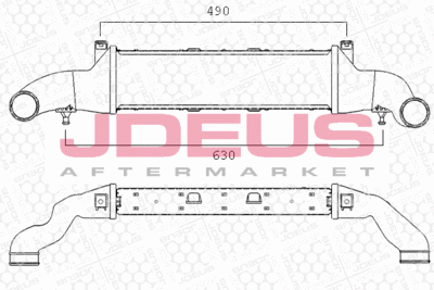 LADELUFTKüHLER JDEUS 817M32A