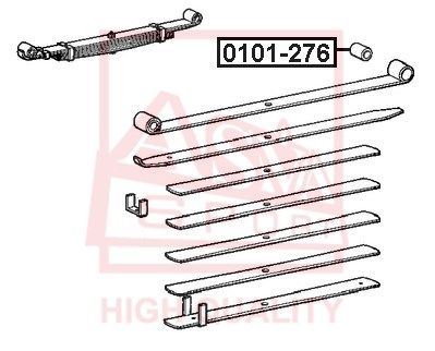 Подвеска, рычаг независимой подвески колеса ASVA 0101-276 для TOYOTA DYNA
