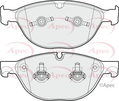 Brake Pad Set APEC PAD1757