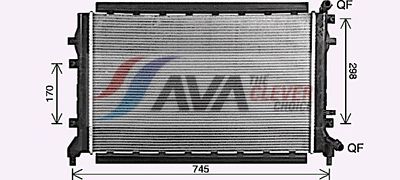 RADIATOR TEMPERATURA SCAZUTA INTERCOOLER