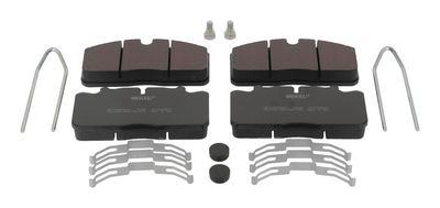 Remblokken set Achter/Voor WABCO PAN 17