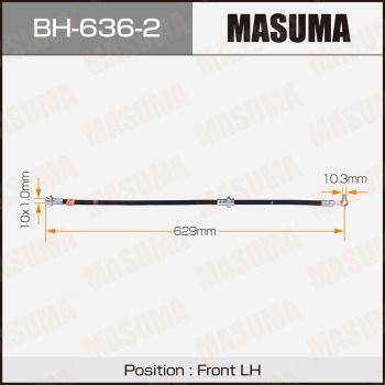 MASUMA BH-636-2 Тормозной шланг  для INFINITI  (Инфинити Фx)