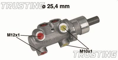 Главный тормозной цилиндр TRUSTING PF228 для FORD MONDEO
