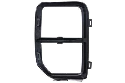 Voorbumper afdekking Voor Links (Top, met dagrijlichten gaten, zwart glanzend, GT/S/SE/SPORT) past: MITSUBISHI OUTLANDER IV 06.21-