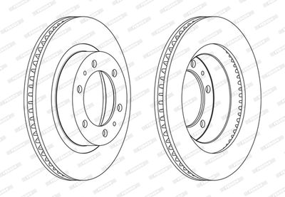 DISC FRANA FERODO DDF2606C 1