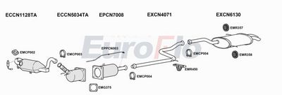 Układ wydechowy EUROFLO CNC4PI20D6001A00