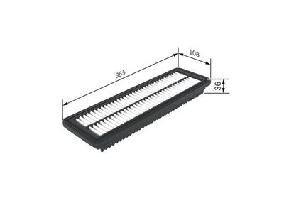 Luftfilter BOSCH F 026 400 455