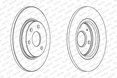 DISC FRANA FERODO DDF316 1