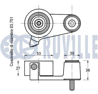 ROLA INTINZATOR CUREA DISTRIBUTIE RUVILLE 540161 1