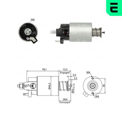 SOLENOID ELECTROMOTOR