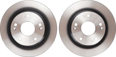Brake disc Achter Links/Rechts past: GREAT WALL C50  HONDA CIVIC IX, CIVIC VIII 1.3-2.2D 09.05-