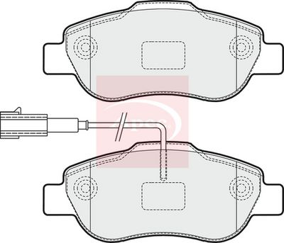 APEC Brake Pad Set, disc brake PAD1612