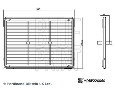 FILTRU AER BLUE PRINT ADBP220060 2