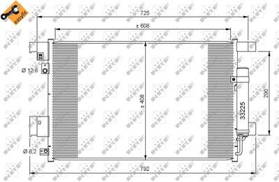 CONDENSATOR CLIMATIZARE NRF 35872 3