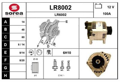 GENERATOR SNRA LR8002