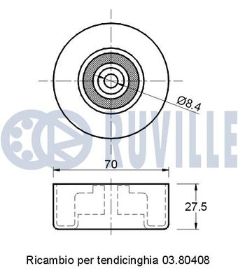 ROLA GHIDARE/CONDUCERE CUREA TRANSMISIE RUVILLE 541089 1