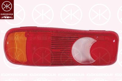 Szkło lampy, lampa tylna zespolona KLOKKERHOLM 20970750