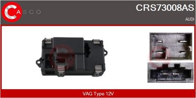 REZISTOR VENTILATOR HABITACLU CASCO CRS73008AS